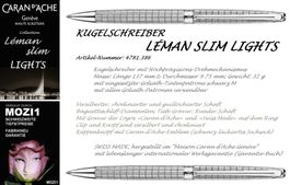 AKTION = 4781.386 LIGHTS Silber * Léman SLIM Kugelschreiber