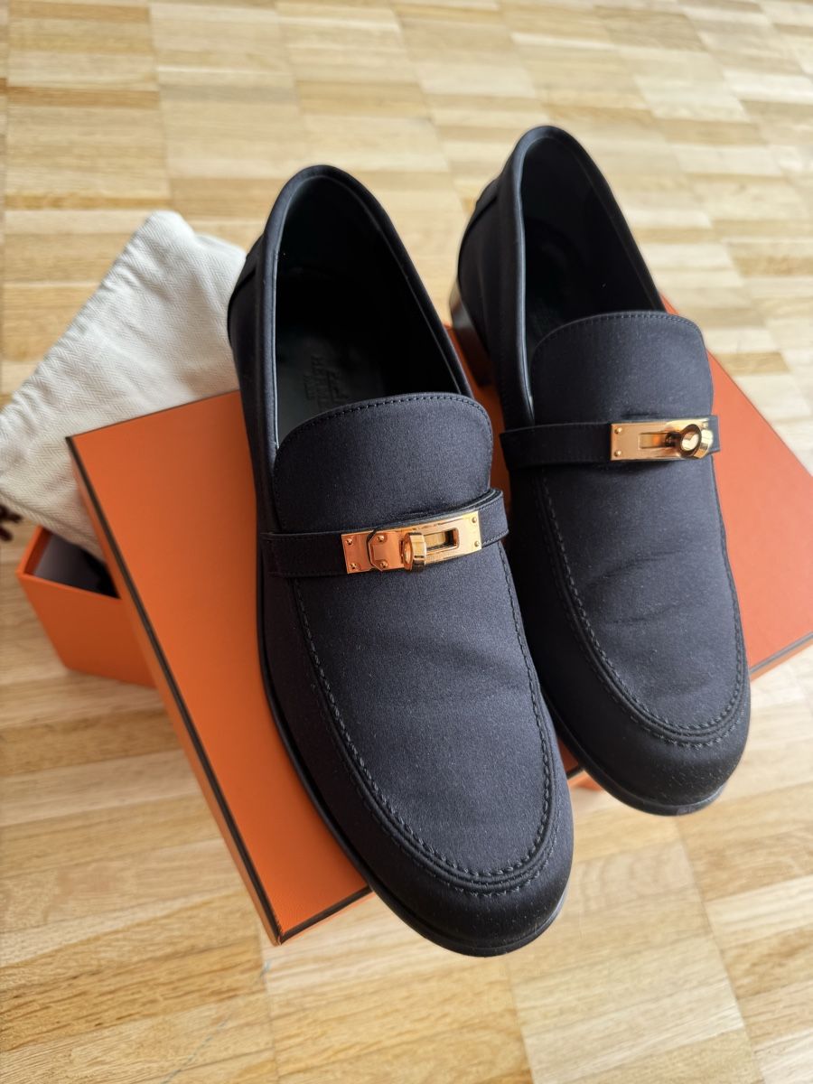 Hermès Scarpe da donna: Hermès Loafers - Black, Size 40.5 - Iconic – Nuovo (secondo la descrizione) da Zürich venduto da kvsm_75