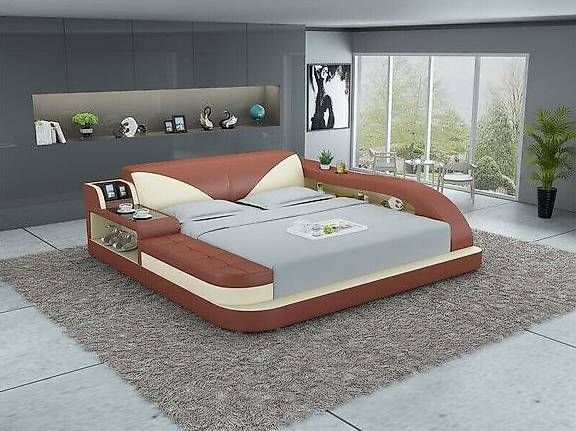 Lits: Modern Multifunctional Double Bed Frame 180x200cm - Custom – D'occasion à Zug par jvmoebel-schweiz 3