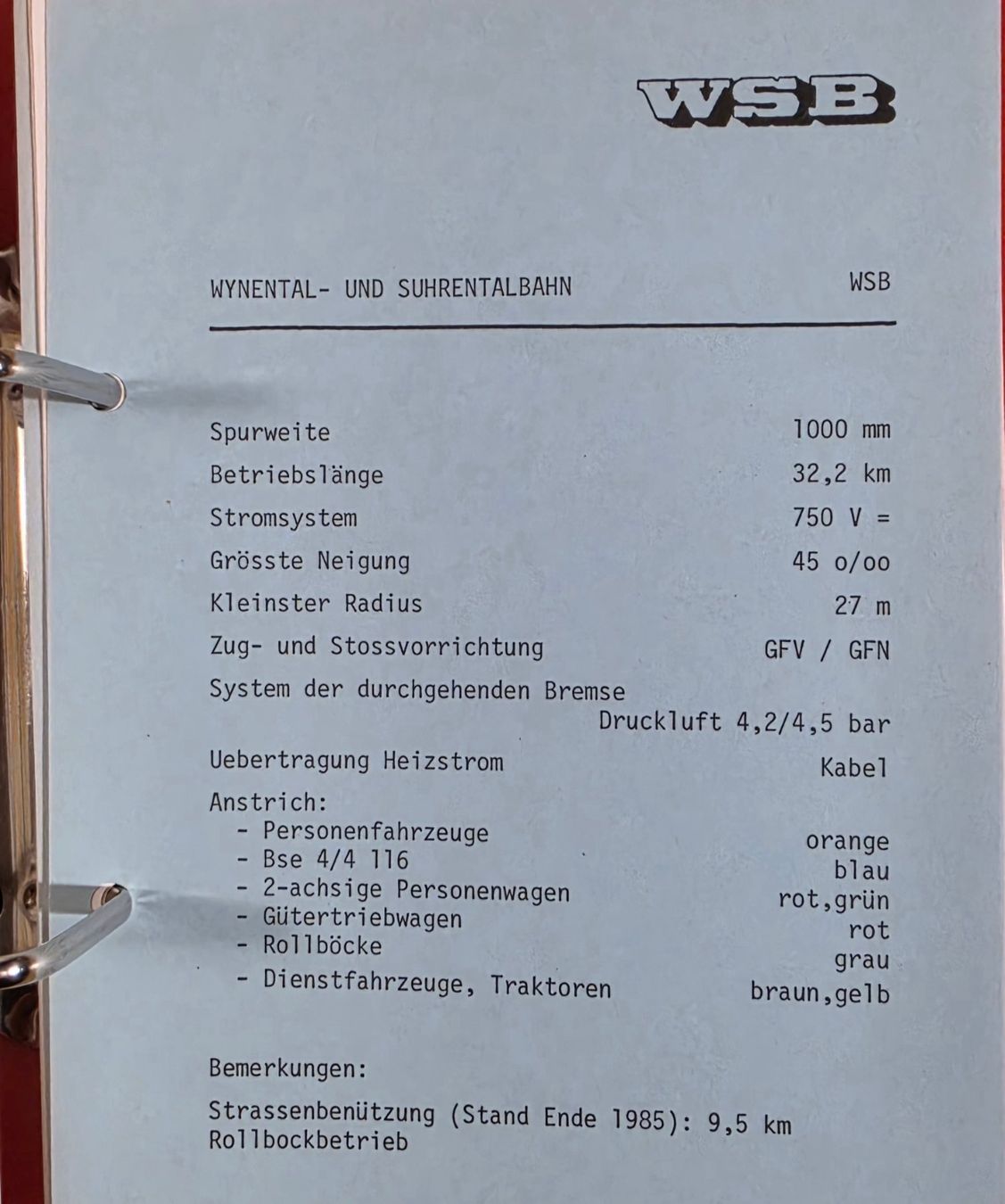 Livres: SBB - VRS - 1985 - "ROLLMATERIAL" der Schw. PRIVATBAHNEN – D'occasion à Biel/Bienne par Fischhene 5