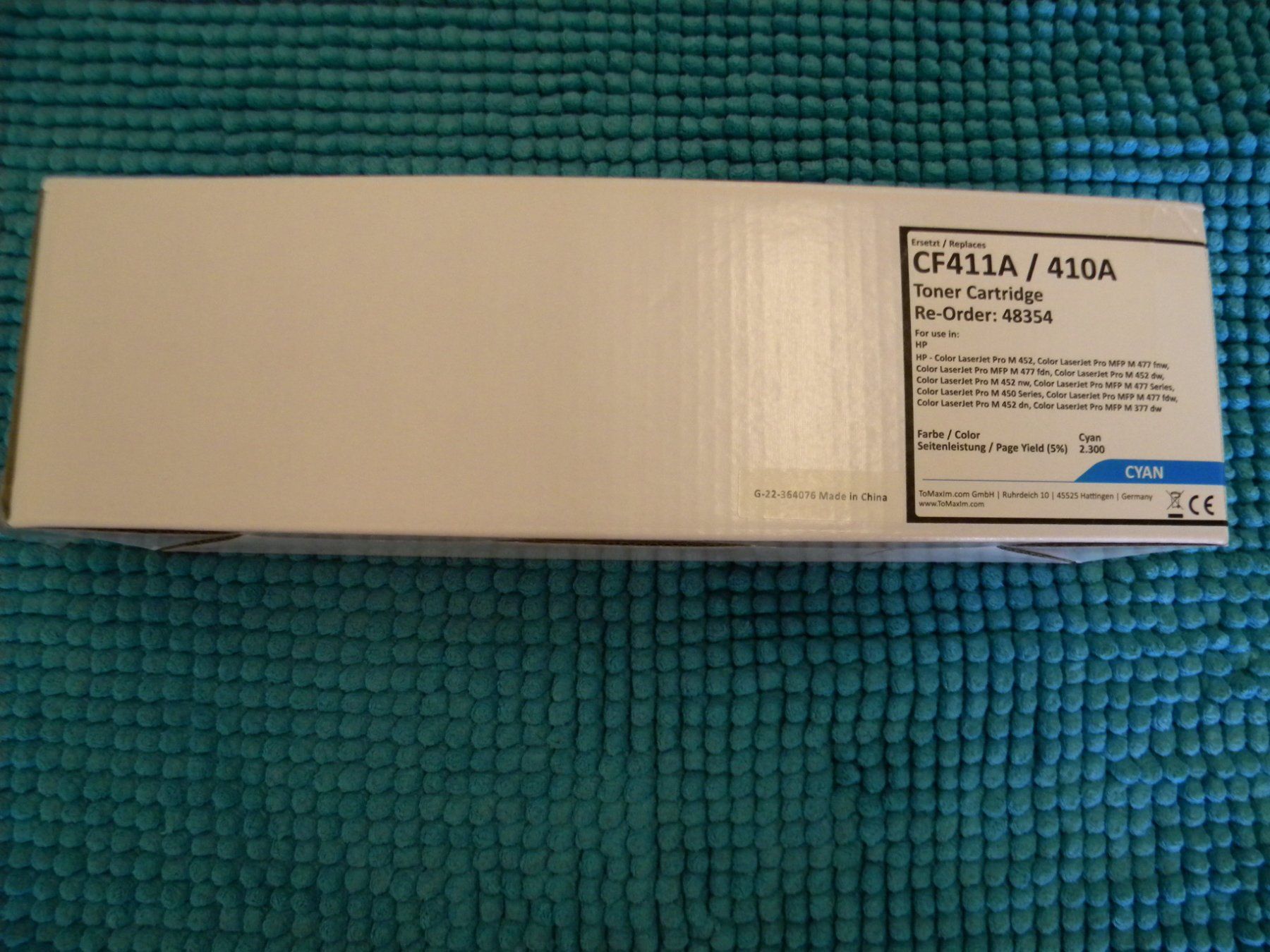 Cartucce per stampanti & toner: CF411A  401A – Nuovo e nell'imballaggio originale da Bühler venduto da Wini100