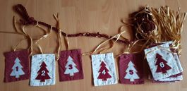ADVENTSKALENDER ZUM BEFÜLLEN / HANDARBEIT (NEUWERTIG)