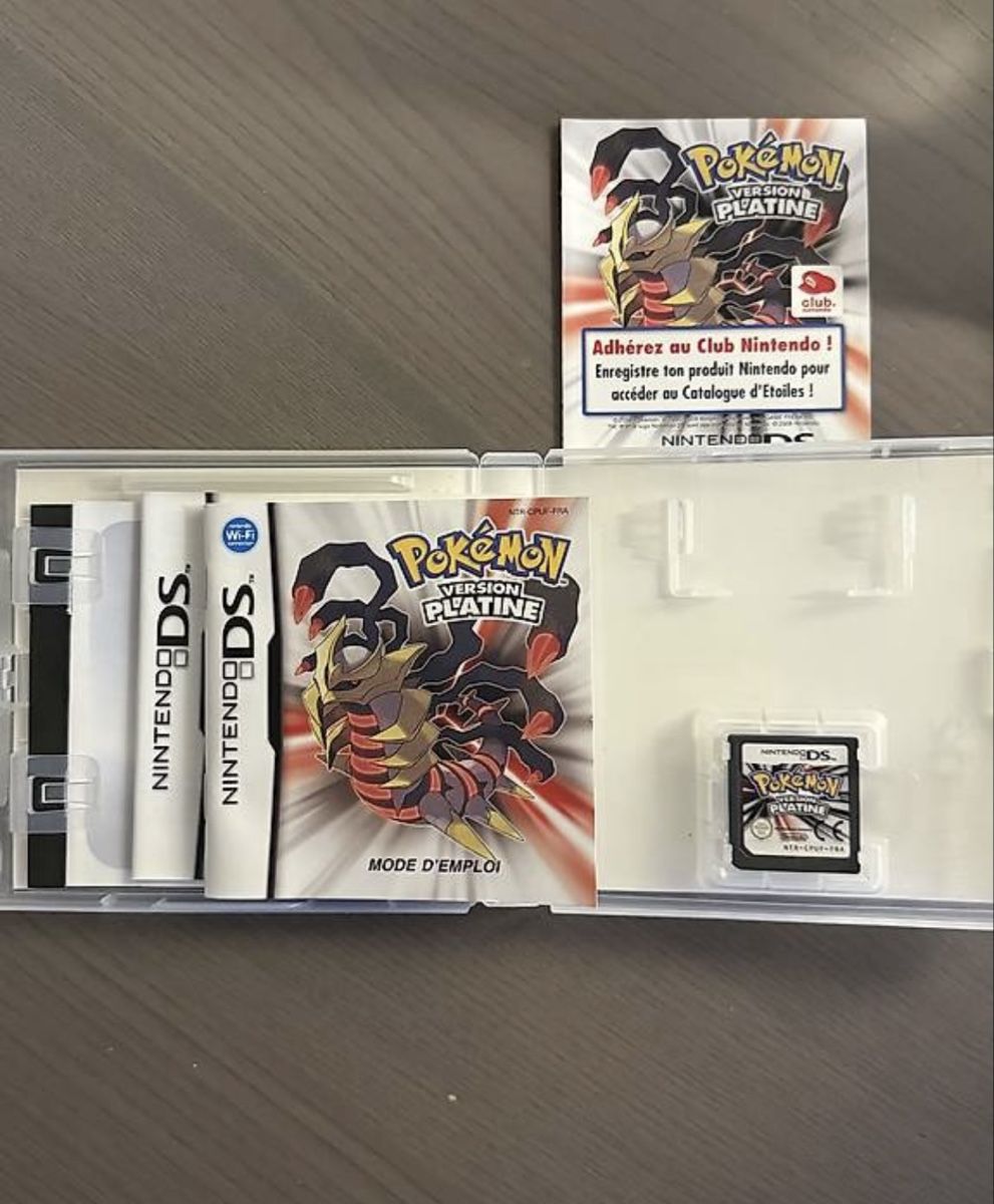 Pokémon Jeux: Pokémon Platine FR – D'occasion à Thônex par retrolovech 1