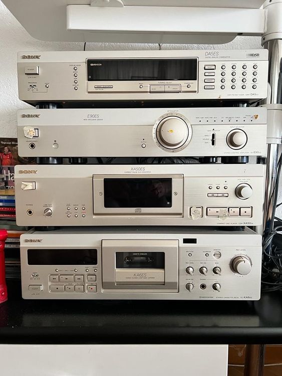 Sony HIFI Turm mit DA5ES, E90ES, XA50ES und KA6ES (Gebraucht) in ...