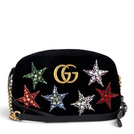 Gucci Marmont Camera bag Samt m. Sternen