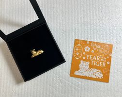 Silbermünze Vergoldeter charmanter Tiger 1oz CIT Mongolei