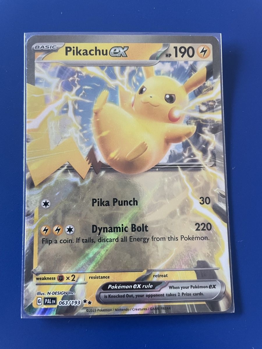 Pokémon Cartes à collectionner: Pokemon Paldea Evolved Pikachu EX English – D'occasion à Wallisellen par ale_v9vd