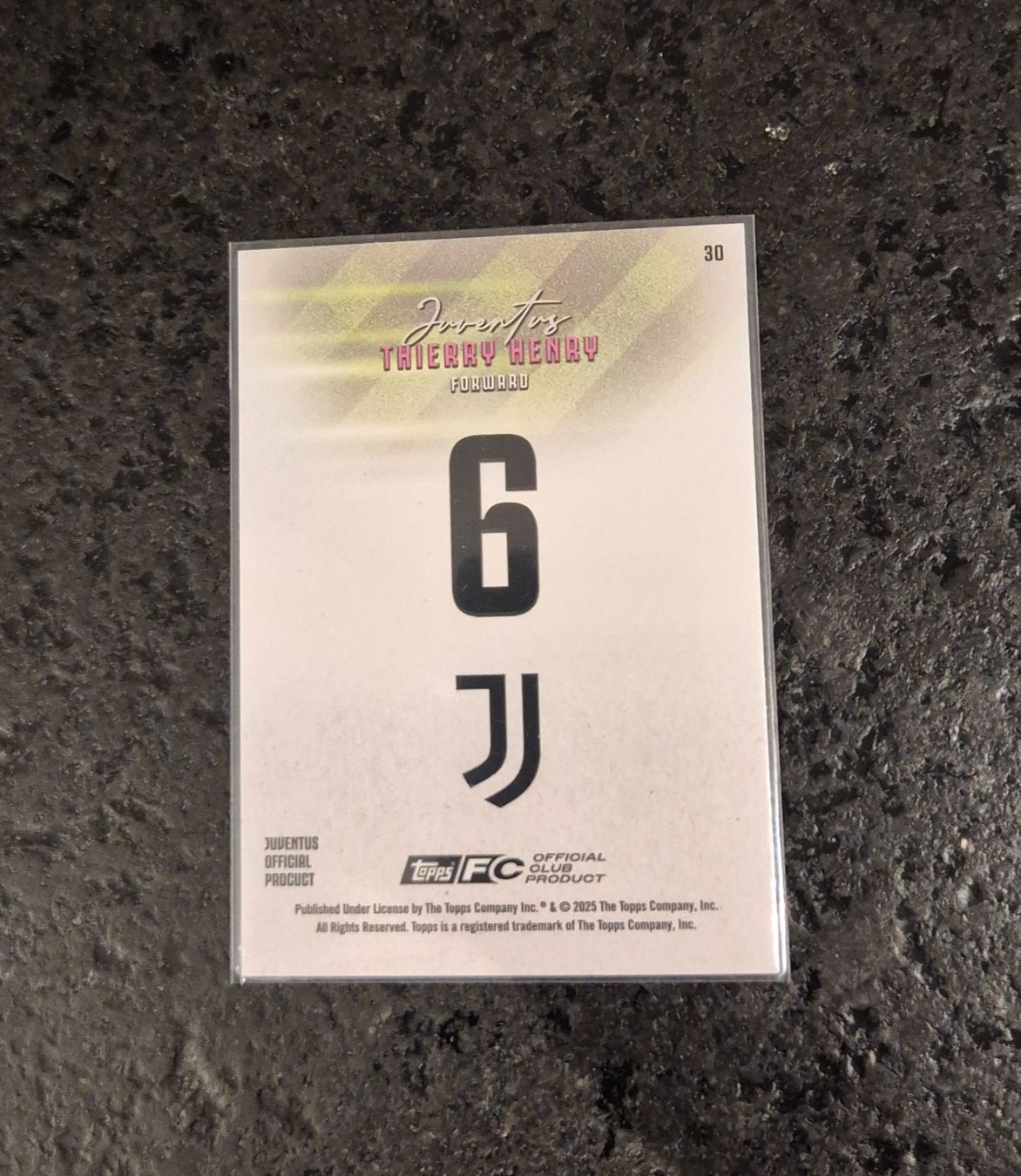 Topps Carte collezionabili: Thierry Henry - Juventus - Topps – Nuovo (secondo la descrizione) da Burg AG venduto da Danoe 1