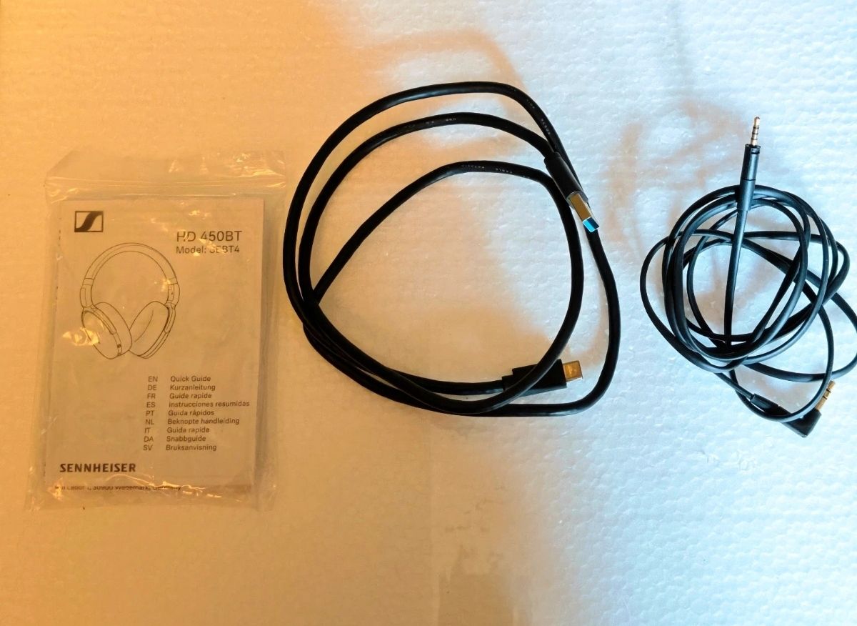 Sennheiser Cuffie: Sennheiser HD 450BT ANC Bluetooth Kopfhörer Over-Ear + Case – Usato da Zürich venduto da el_pres1dente 3