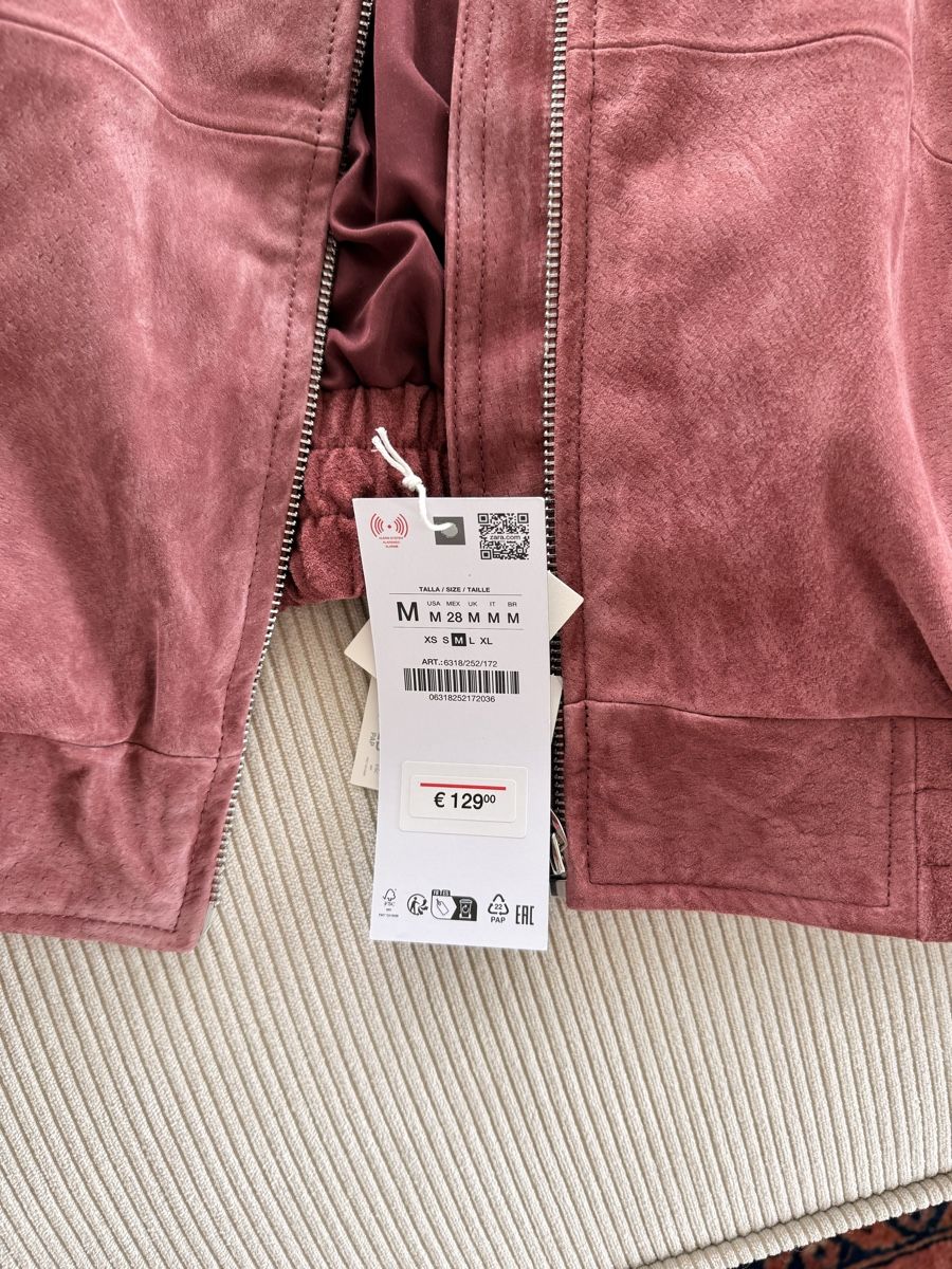 Zara Giacche: Zara Bomber Lederjacke – Nuovo e nell'imballaggio originale da Stäfa venduto da syl_8vfv 3