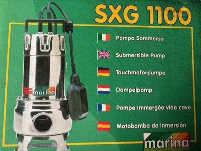 Pompe & Parti di ricambio: Pompe à immersion Marina SXG 1100 – Nuovo e nell'imballaggio originale da Vevey venduto da jea_fyh5