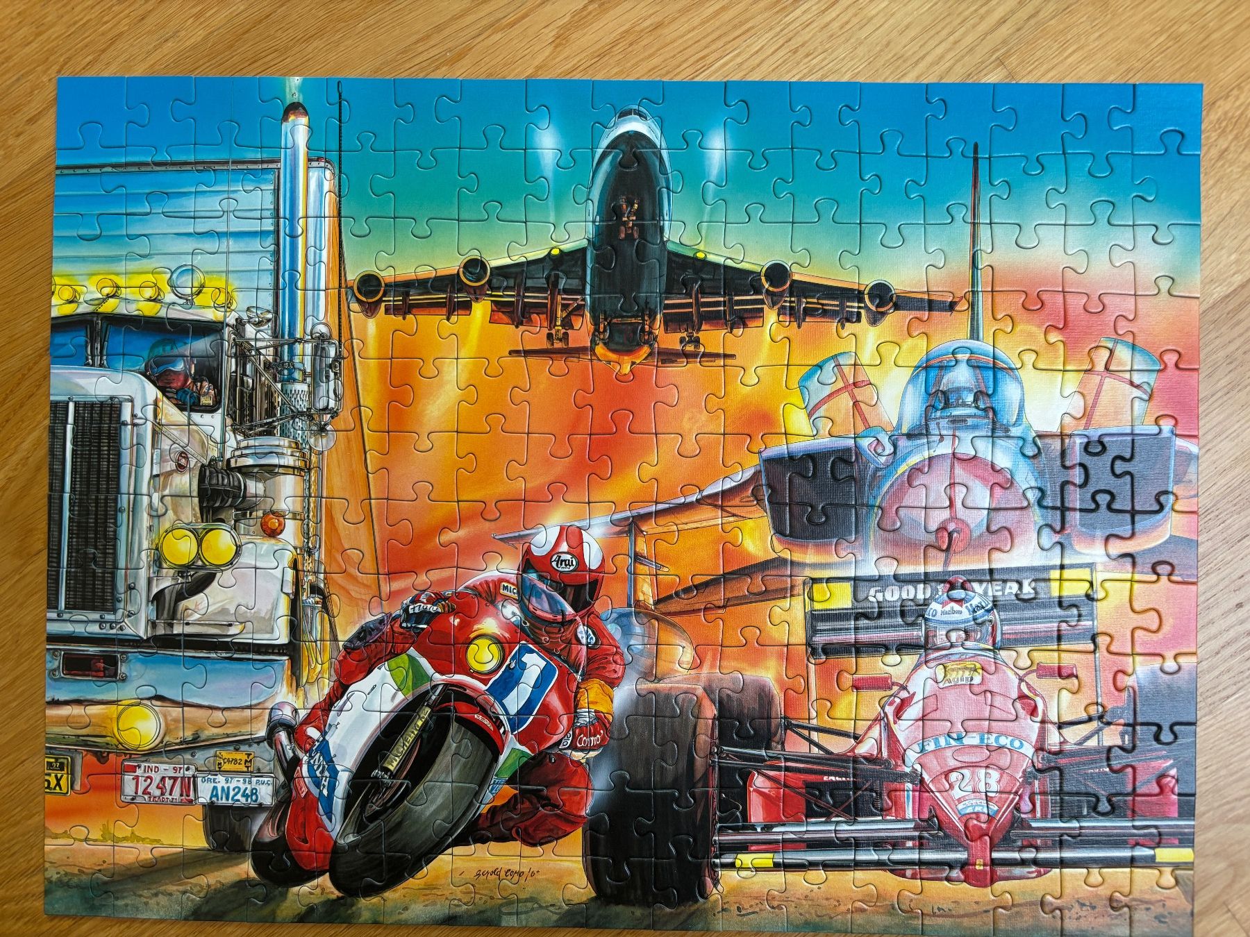 Ravensburger Puzzle: Ravensburger Puzzle Super 200 - Motortechnik – Usato da Lyss venduto da klopferli9 1