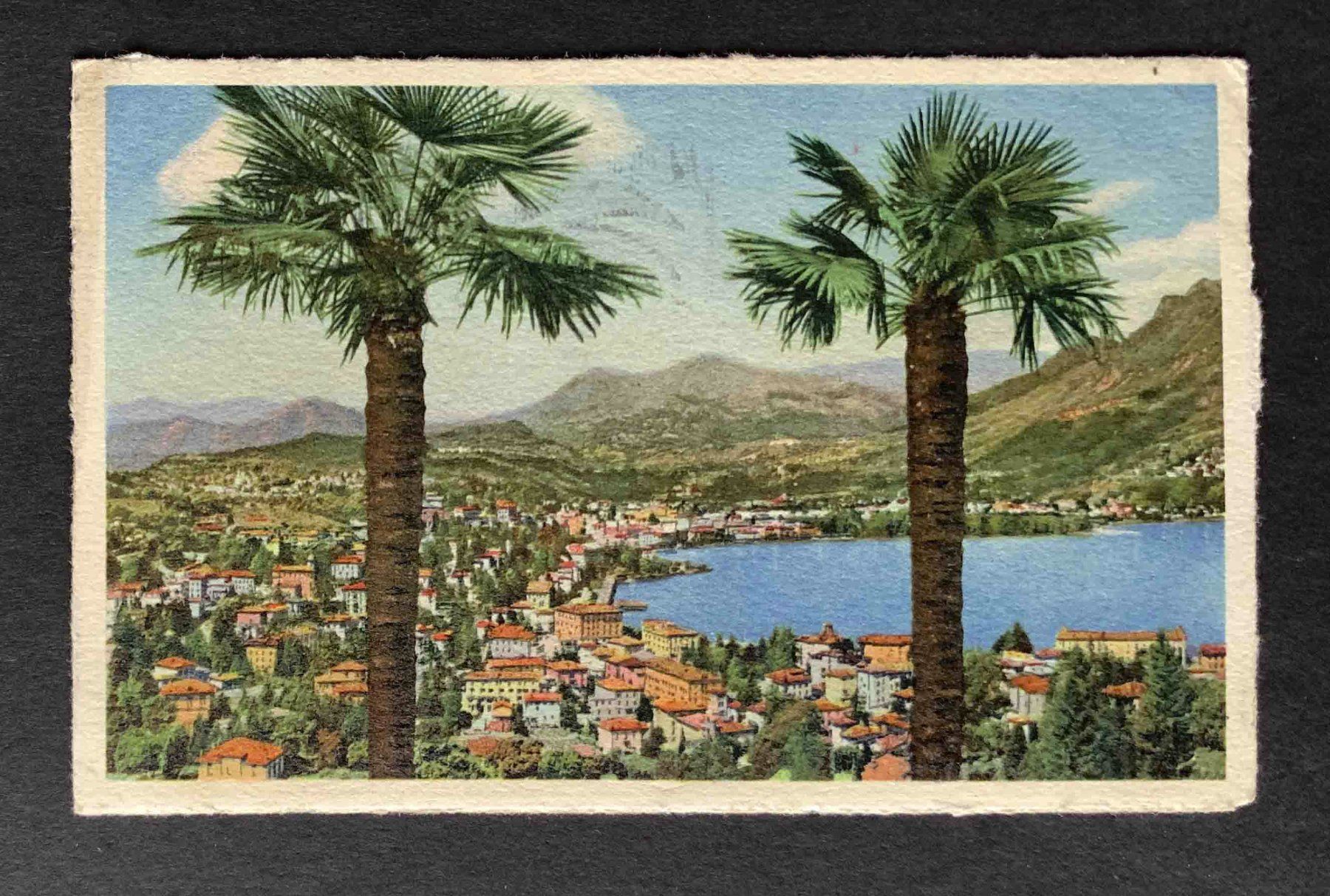 Ansichtskarten: AK Lugano Panorama – Gebraucht aus Goldau von artelier1