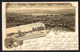 Litho Zürich, Totalansicht aus der Voge