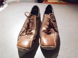 Halbschuhe Grösse 39, Rieker, dunkel- he