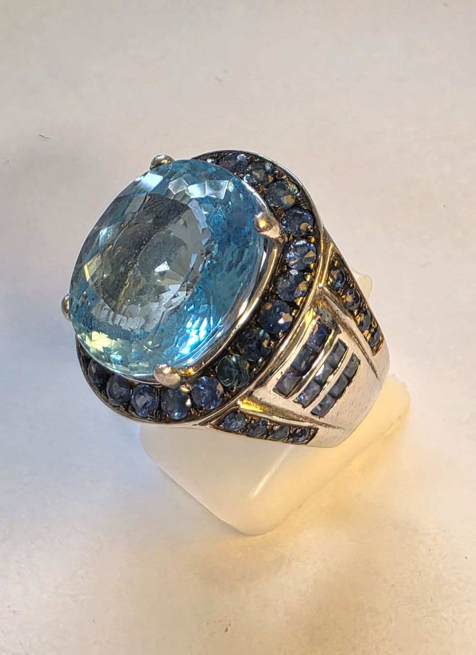 Ringe: Blau Topas Safir Ring – Neu (gemäss Beschreibung) aus Zürich von adriben 5