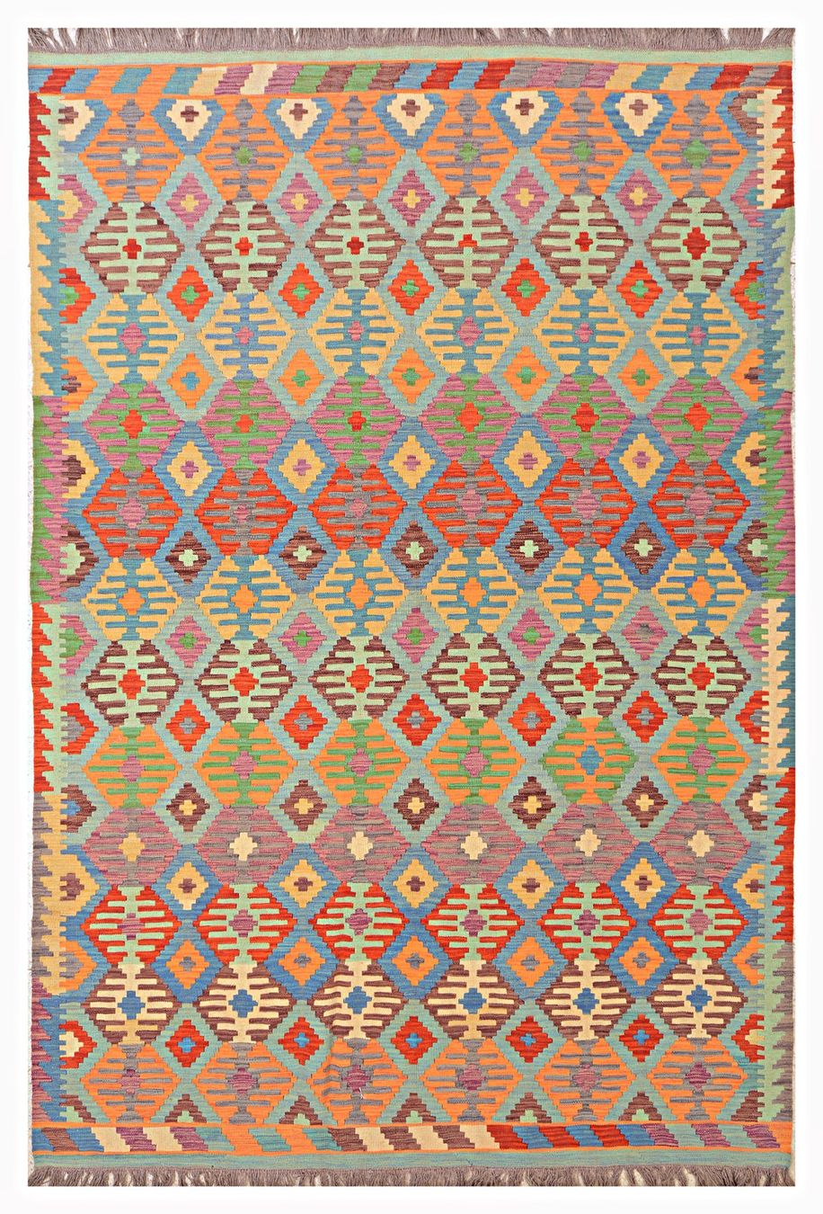 Kelim Tappeti: Oriente Afghan Kelim Teppich 200x300 cm – Nuovo e nell'imballaggio originale da Lahore venduto da Fairways79 7