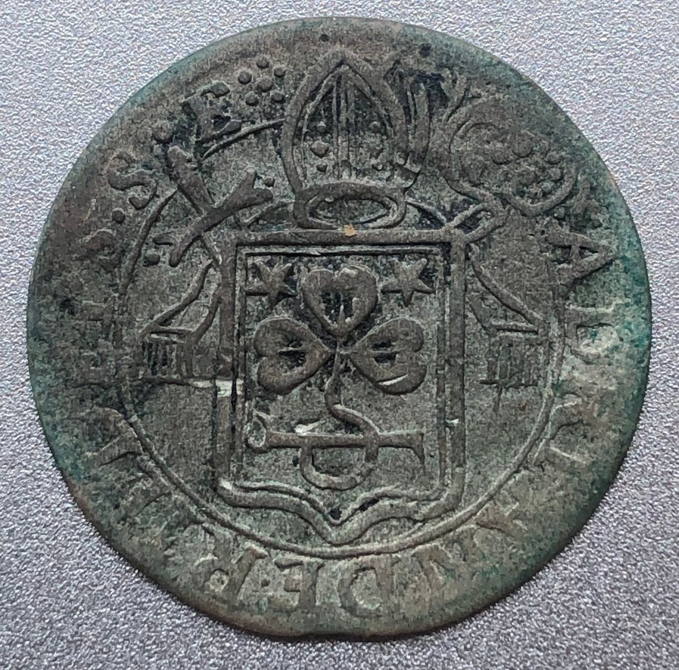 Tutti le monete: Batzen 1685 Wallis, Adrian V. von Riedmatten – Usato da Fribourg venduto da Waldzeichen 6