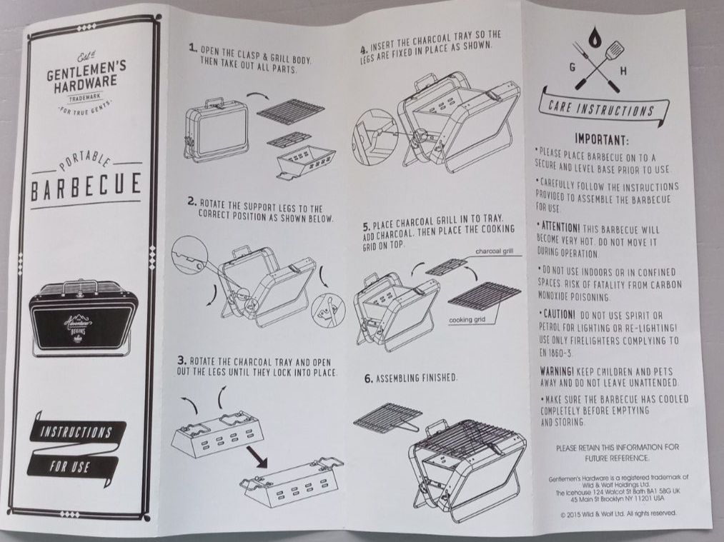 Grills: portabler leichter Grill – Neu und originalverpackt aus Meggen von wjost 3