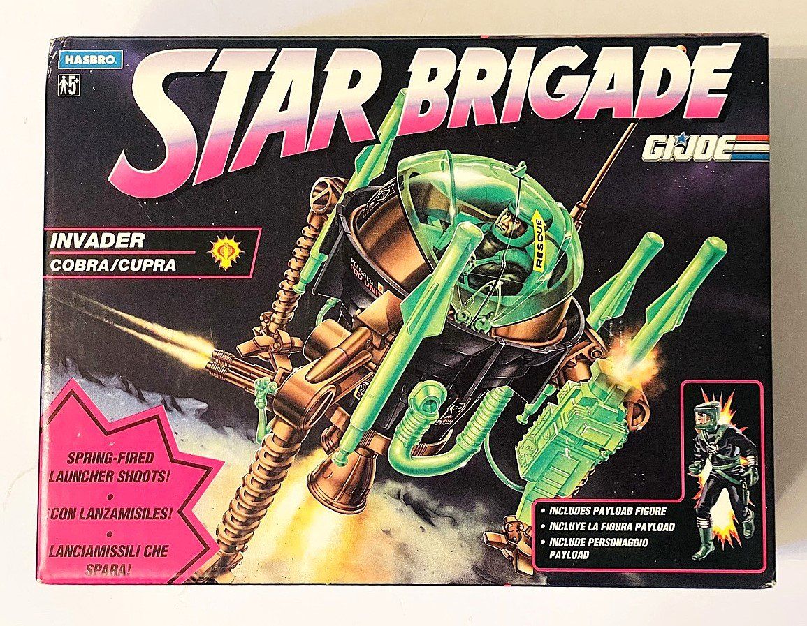 Hasbro Statuette: GI Joe Star Brigade Invader Cobra Hasbro mit Payload Figur – Usato da Duggingen venduto da nad_6yzh