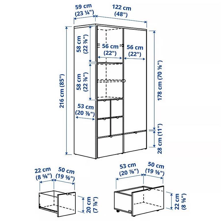 Ikea Armadi: VISTHUS Kleiderschrank – Usato da Zürich venduto da Danny.1909 2