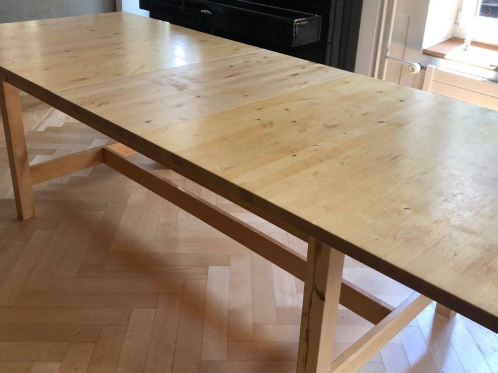 IKEA Esstisch NORDEN Ausziehbar 220 266 x 100, Höhe 75 cm Kaufen auf