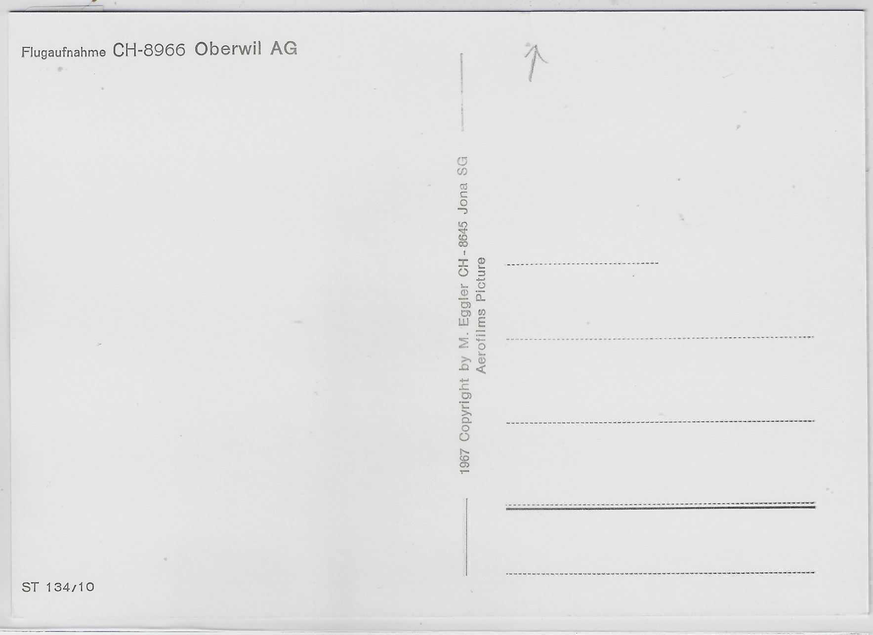 Cartoline postali: Flugaufnahme Oberwil AG – Antico da Ettingen venduto da Kartenplanet 1