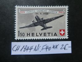 CH 1944 Nr. F40 postfrisch **