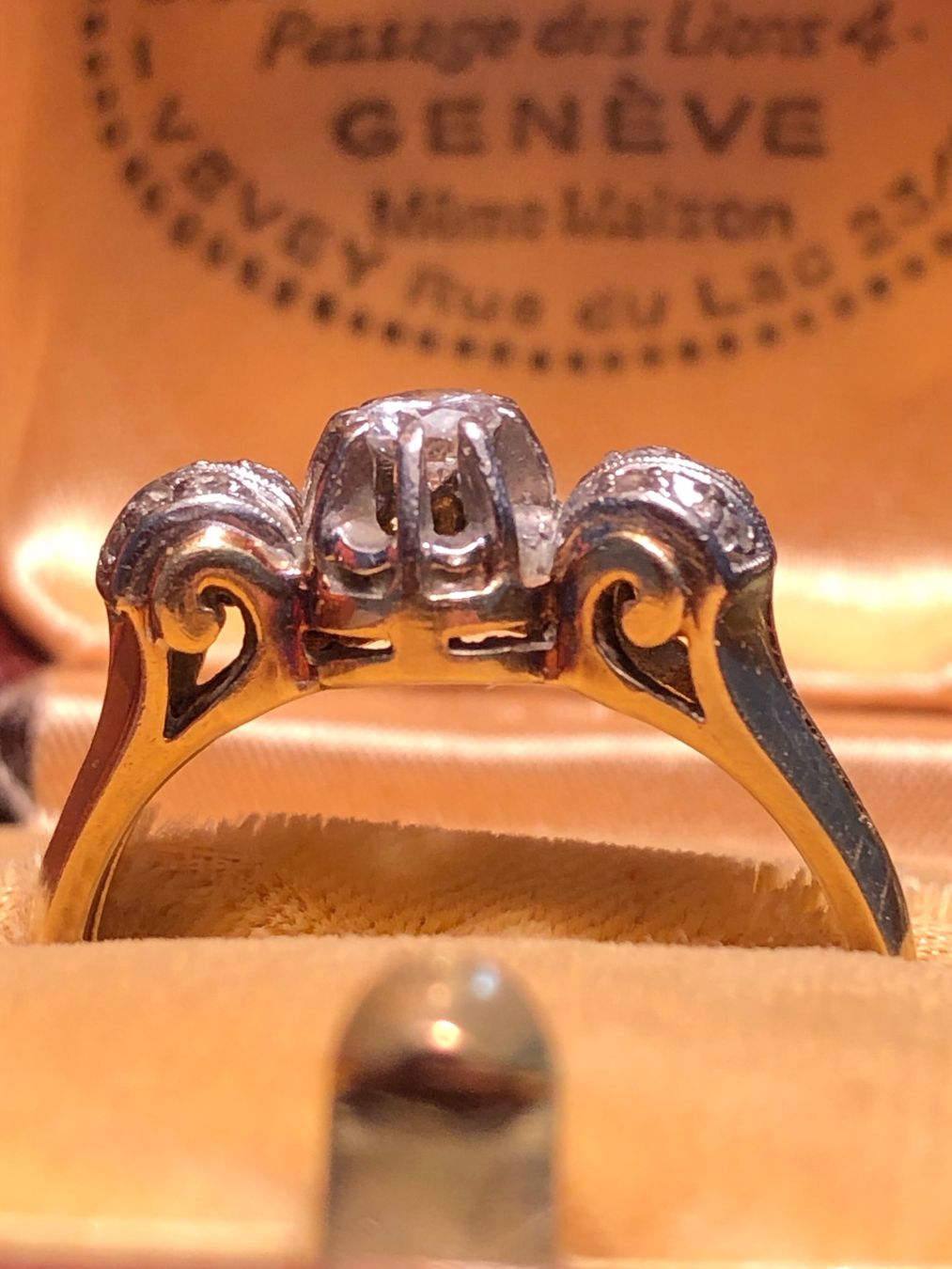 Anelli: Antike Ring Diamanten 14 Karat – Usato da Zollikofen venduto da lorik007 3