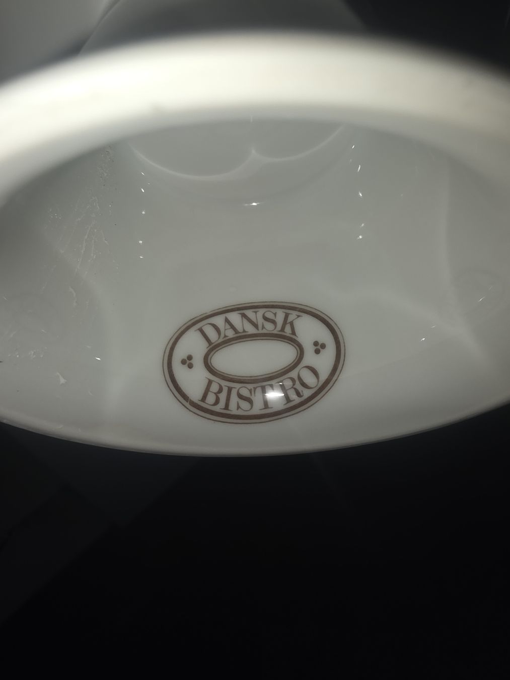 Set di piatti: Ensemble de vaisselle DANSK BISTRO blanc et bleu – Nuovo (secondo la descrizione) da Tecknau venduto da Anadias 8