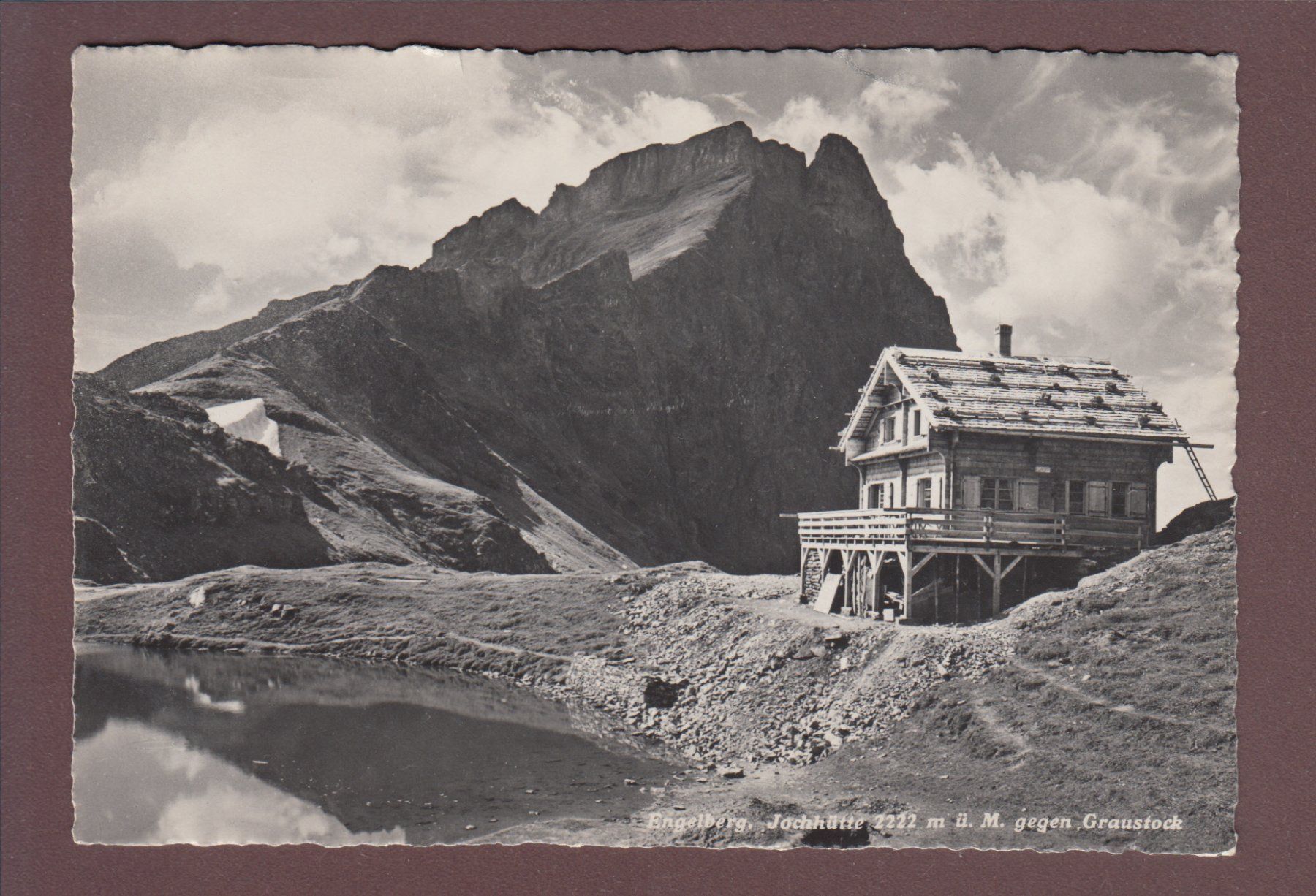 Cartoline postali: Engelberg - JOCHHÜTTE - Graustock – Usato da Pully venduto da nicecards