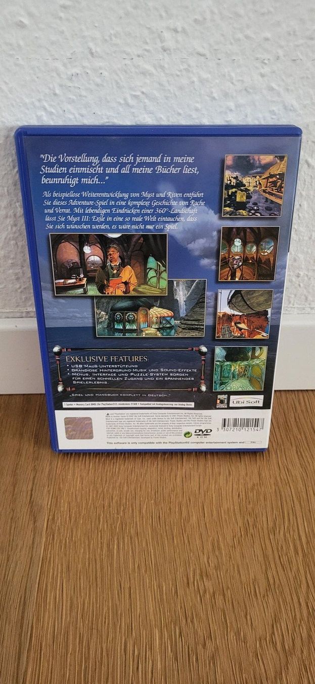 Sony Giochi: PS2 – Myst III Exile – Usato da Münsingen venduto da Heroism2010 1
