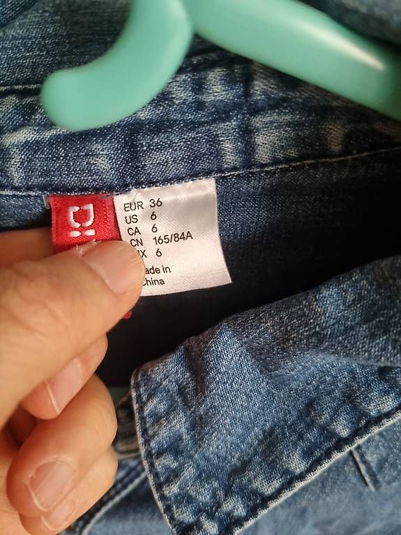 H&M Blusen: Jeans Bluse von H&M in Gr. S/36 – Gebraucht aus Basel von cmattich 3