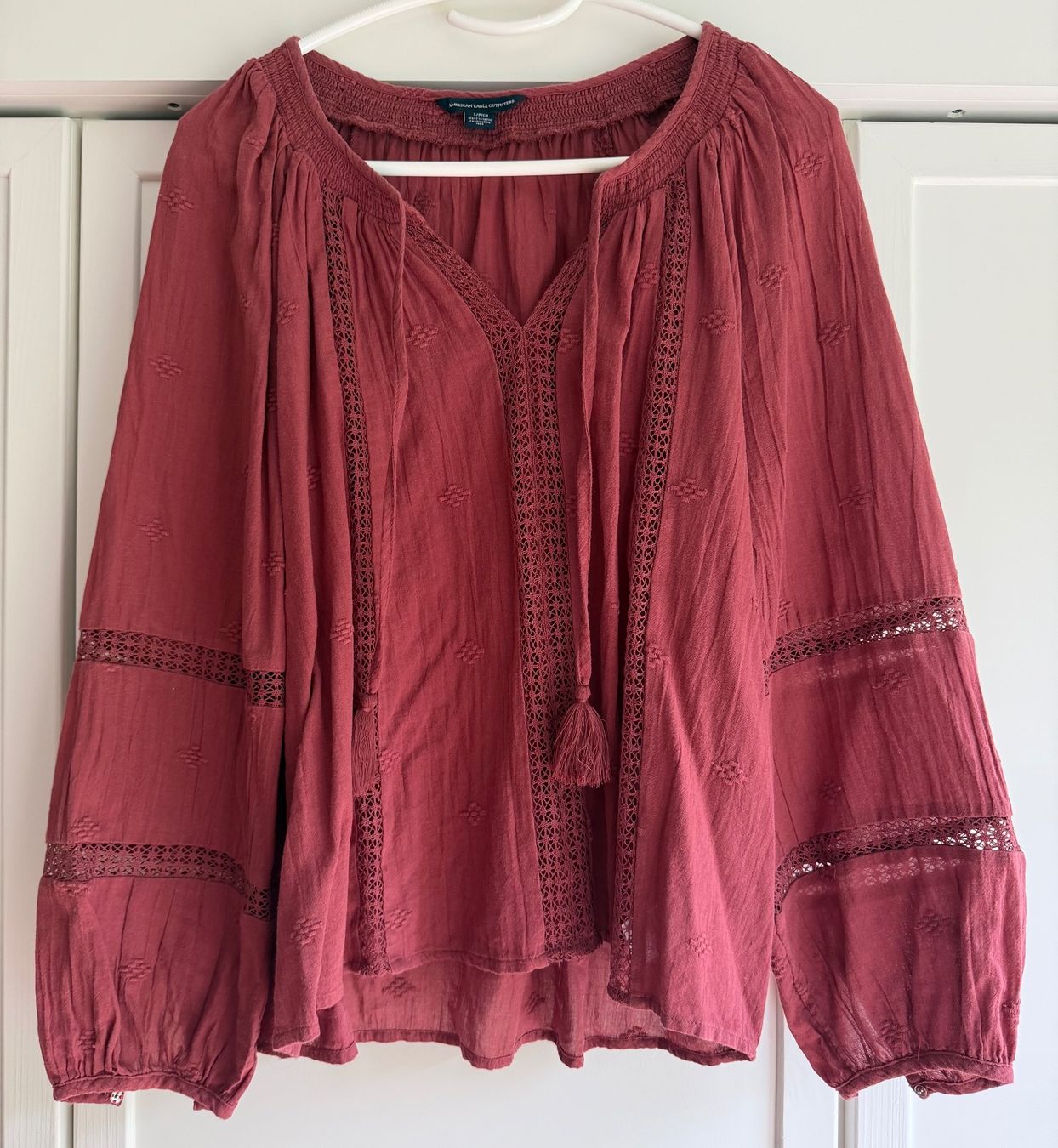 Camicette: American Outfitters Bluse Quasten – Usato da Oberwil-Lieli venduto da Borz2