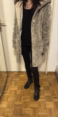 Manteau Comma, T 36, chaud et doux pour l'hiver❄️
