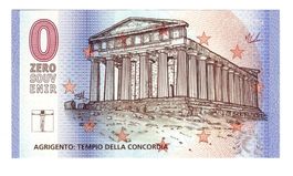 0 ZERO SOUVENIER ARGENTO TEMPIO DELLA CONCORDIA
