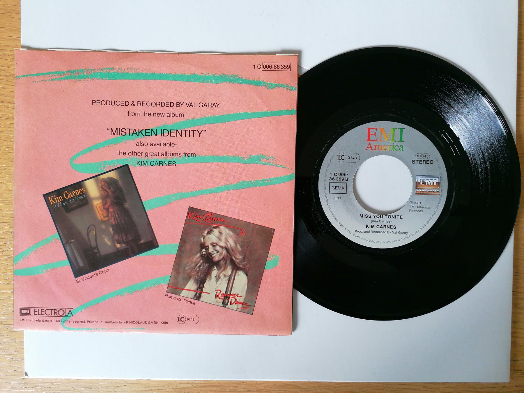 Vinyles: Kim Carnes – Bette Davis Eyes – D'occasion à Beinwil am See par Funkthesizer 1