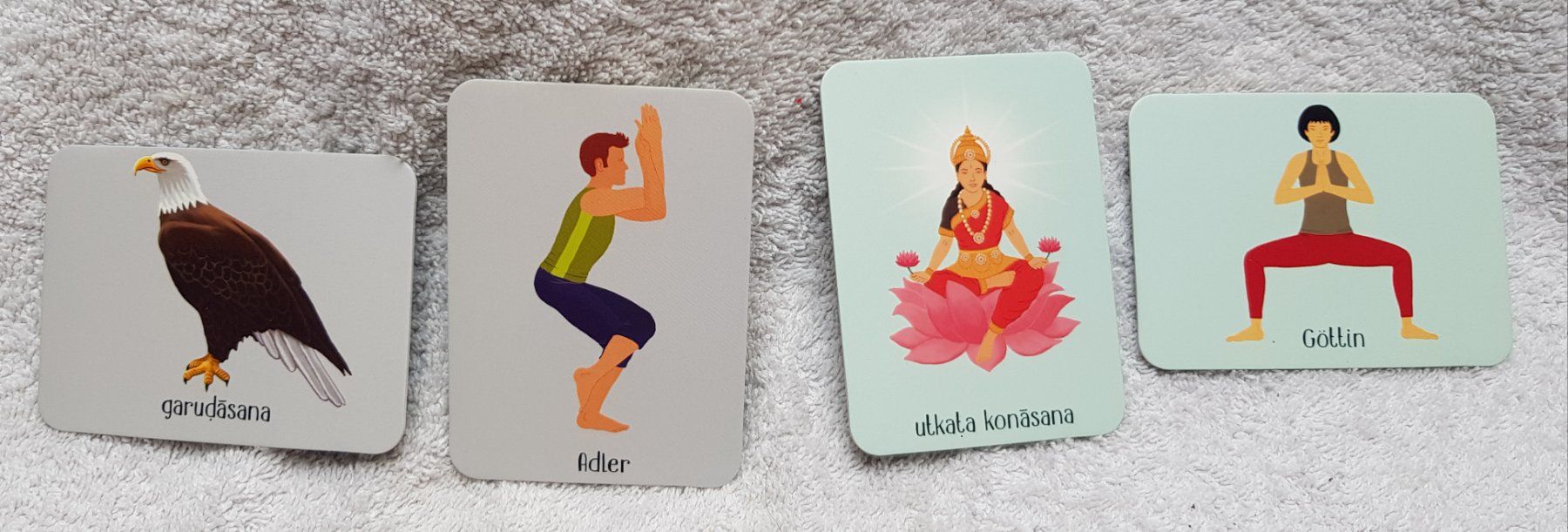 Giochi: Memory Spiel Yoga Positionen – Usato da Happerswil venduto da Aelva.88 1