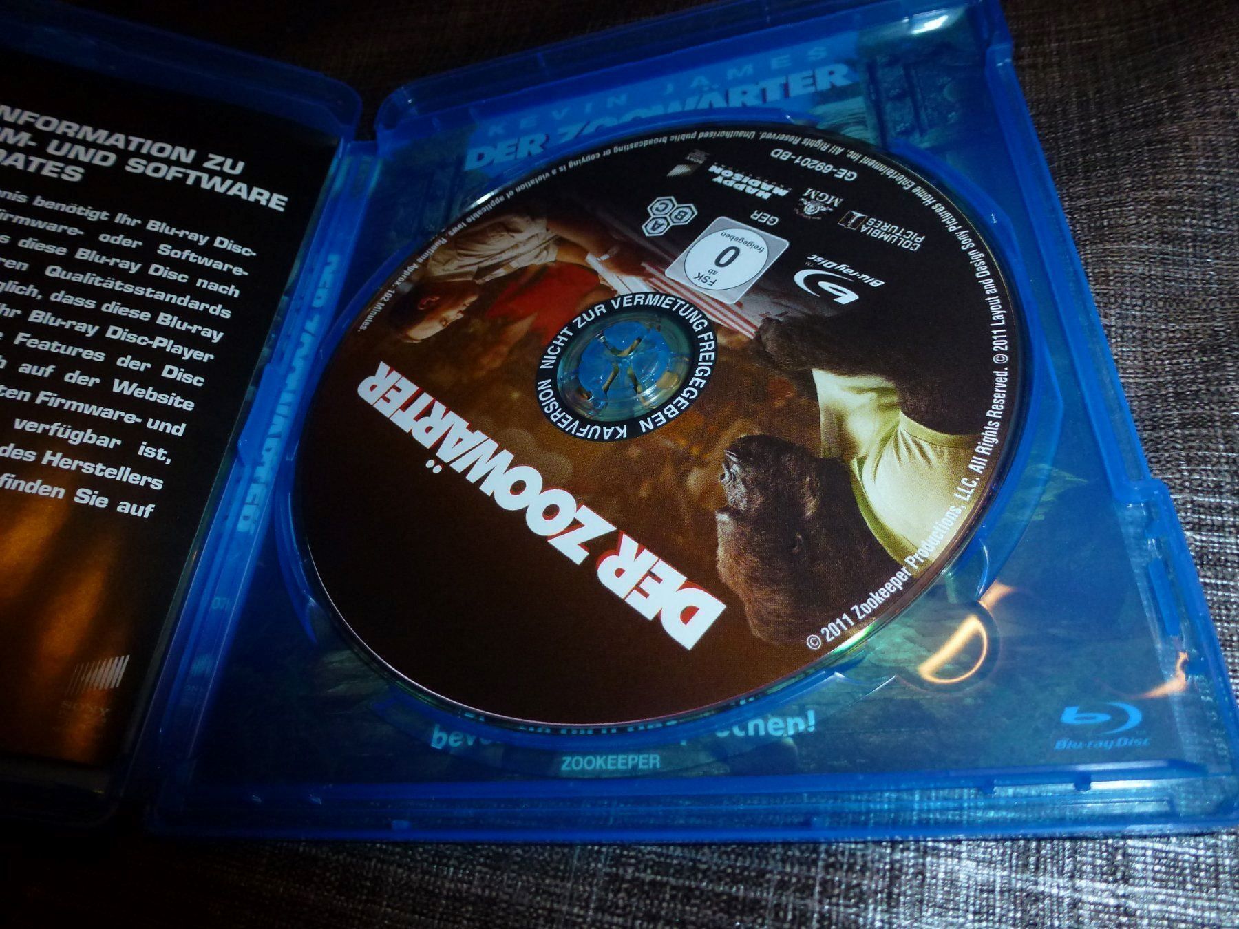Tutti i DVDs: Der Zoowärter BLU-RAY – Usato da Olten venduto da Disc-Verkauf 1