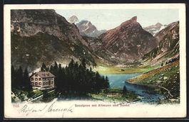 Seealpsee, Partie mit Altmann und Sänti
