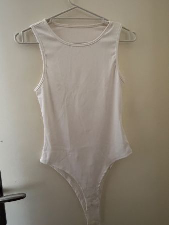 3 Body sans manches côtelé femme taille S