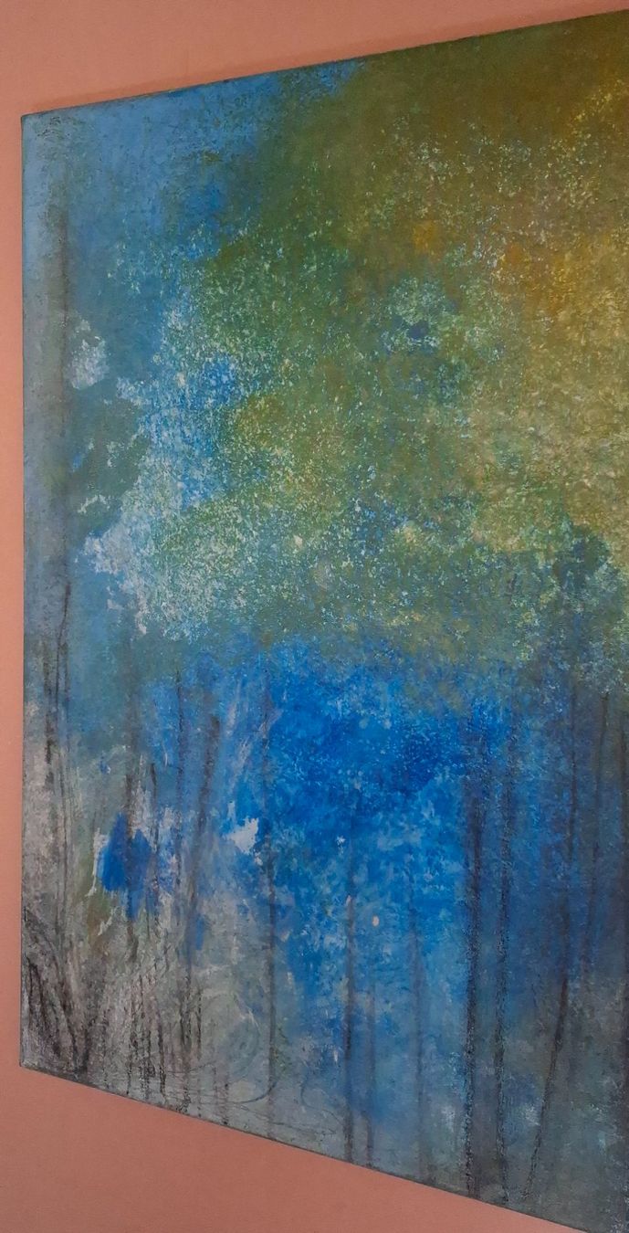Tableaux: Gemälde " Geborgen" handmade 50×60 – Neuf (Voir description) à Riehen par Steinbock1970 1