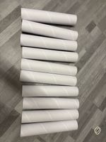 Rollen, weiss, Papierrollen, Versandrollen, 10 Stk.