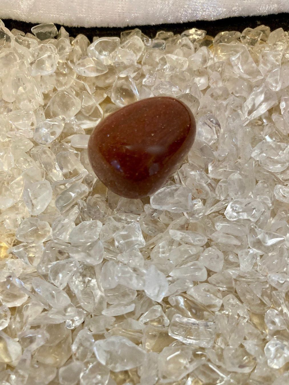 Minerali & Pietre curative: Goldfluss syndetischer Stein – Nuovo (secondo la descrizione) da Biberist venduto da Steine