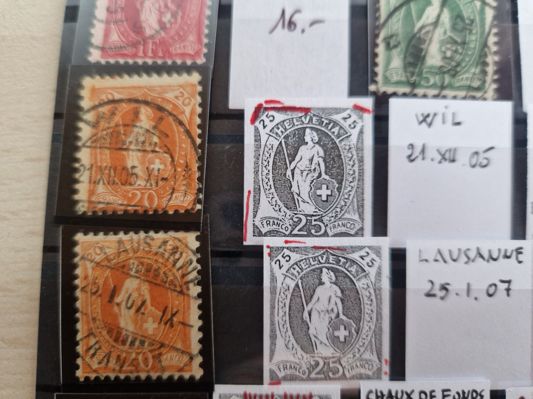 Tutti i francobolli: Top Lot Stehende, ab 1.- – Usato da Burgdorf venduto da Glossy01 2