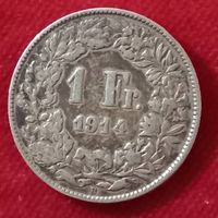 1franc suisse 🇨🇭 1914