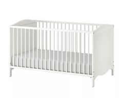 Babybett weiss Holz Gitterbett Ikea SMÅGÖRA