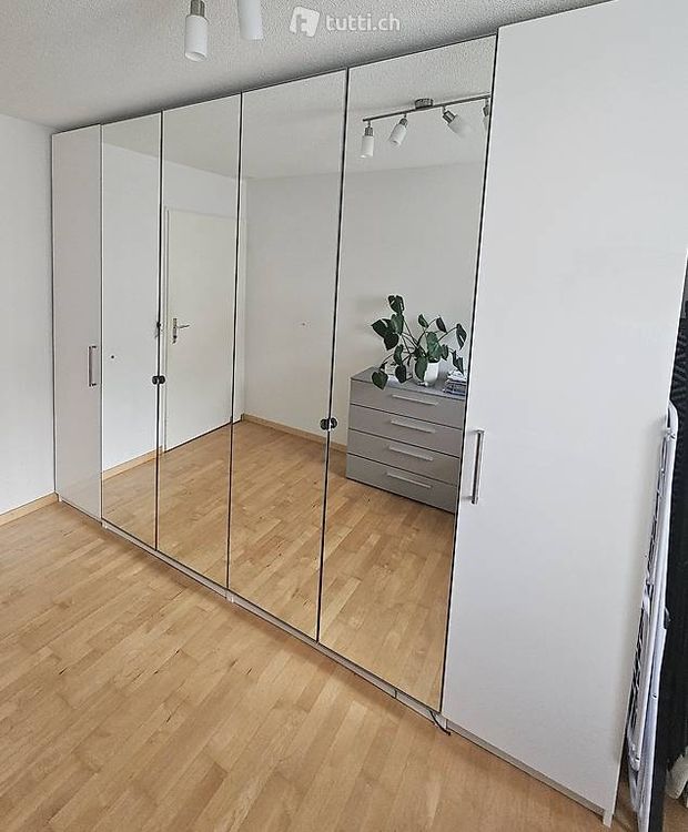 Verwunderlich Ikea Kleiderschrank Weiss Mit Spiegel Fotos