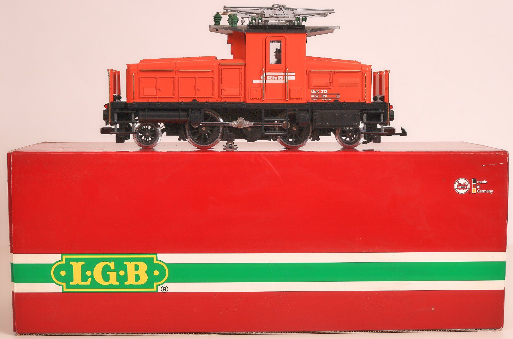 LGB Modellini di ferrovie: LGB 2044  RhB Ge 2/4  orange – Usato da Oensingen venduto da Ricboma50 7