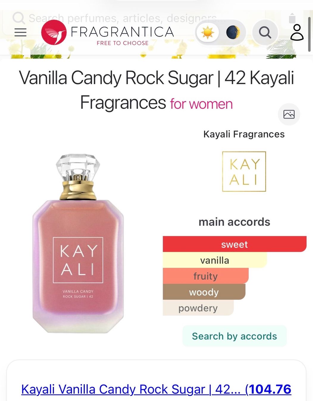 Kayali Profumi & Eau de Toilette: KAYALI VANILLA CANDY ROCK SUGAR | 42 EDP Duftprobe - 2 ml – Usato da Zürich venduto da deruja 3